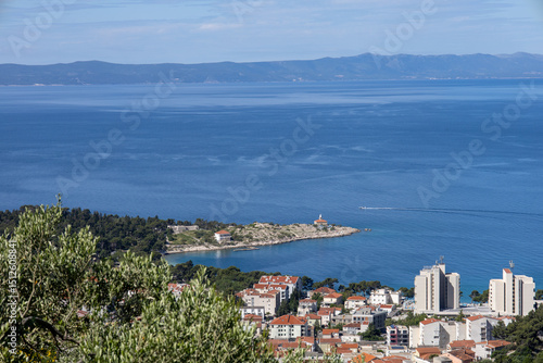 Biokovo national park mountains. Beautiful landscape photography from Makarska, Croatia