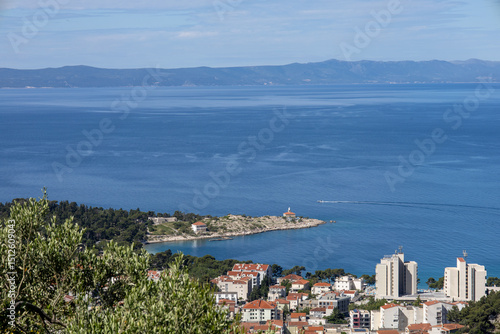 Biokovo national park mountains. Beautiful landscape photography from Makarska, Croatia