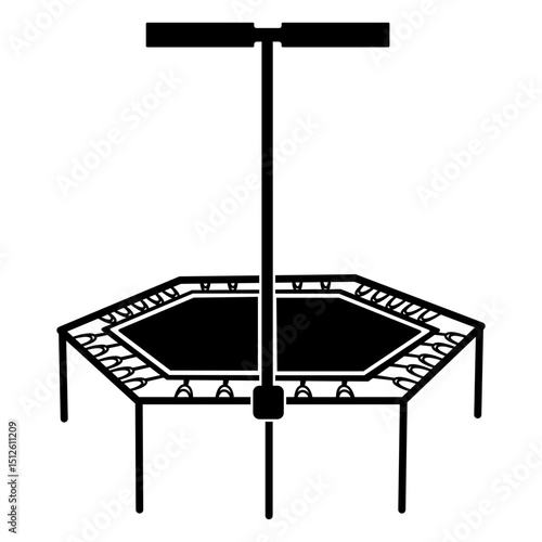 Trampoline from above cut out