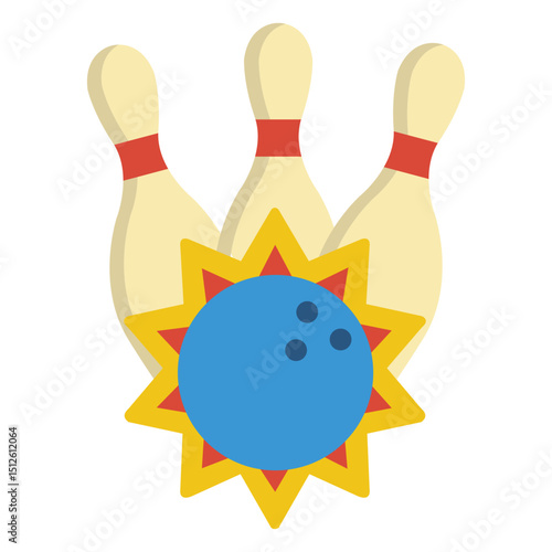 Spare flat bowling