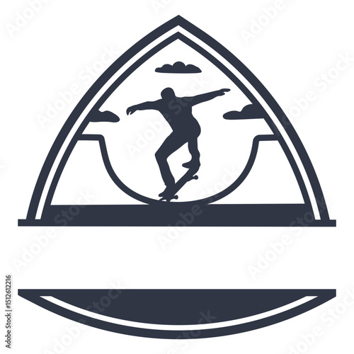 Skateboard Split Monogram