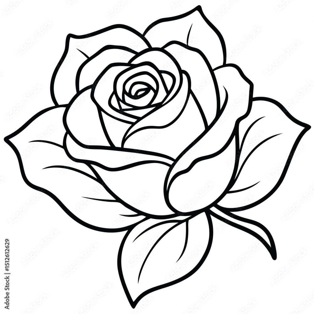 rose vector illustration rose vector illustration