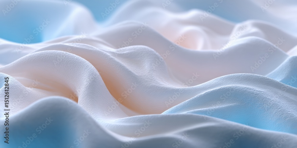 Obraz premium Abstract fabric waves background