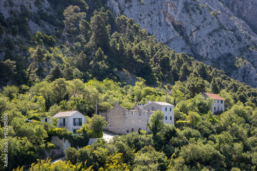 Biokovo national park mountains. Beautiful landscape photography from Makarska, Croatia