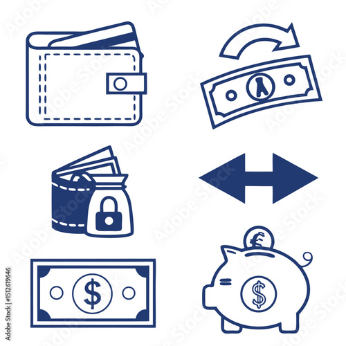 Elegant Credit Card Icon Vector Design