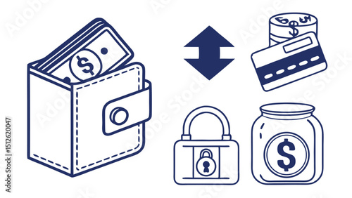 High-Quality Credit Card Icon Design Element