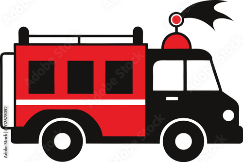 fire truck vector illustration