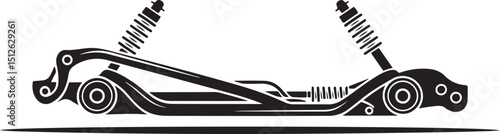 Automotive Suspension System Shock Absorber Diagram