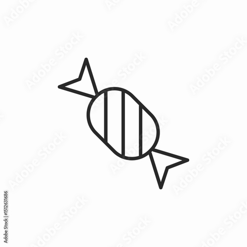 bonbon sweets icon sign vector