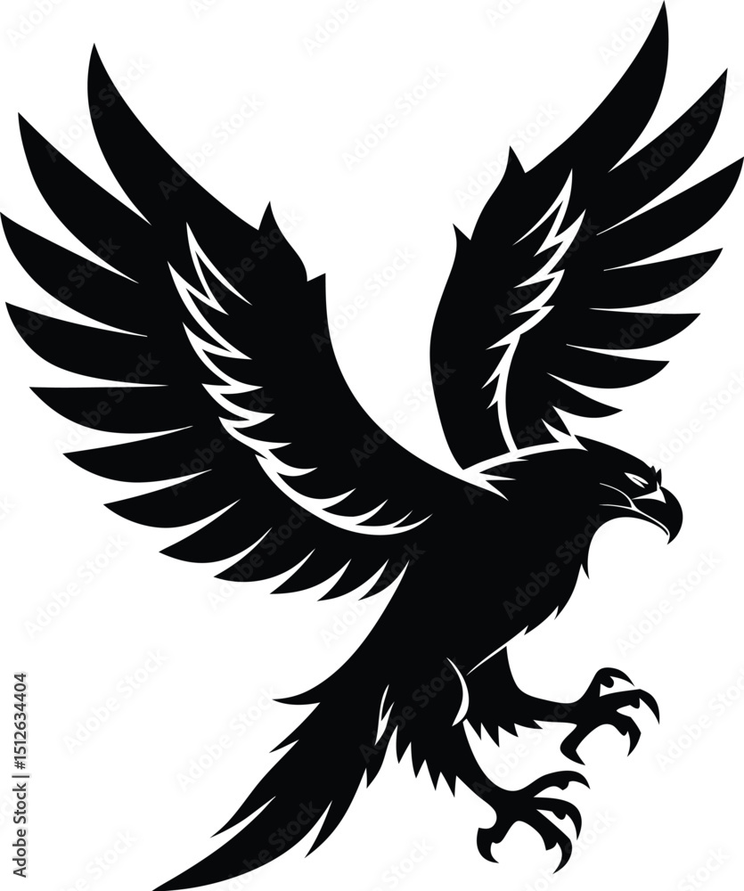 Title (passage format, comma-separated):
Eagle flying silhouette, bird in flight vector, soaring eagle icon, wildlife symbol graphic, minimal black design
Title (passage format, comma-separated):
Eagle flying silhouette, bird in flight vector, soaring eagle icon, wildlife symbol graphic, minimal black design