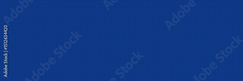Dotted grid seamless pattern for bullet journal. Blue point texture. Blue dot grid for notebook paper. Vector illustration on blue background.