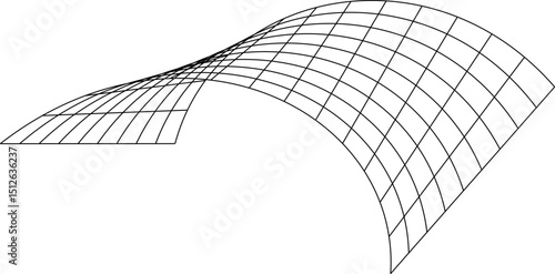 Vector, figure, abstract geometric shapes and grids.