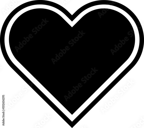 heart Vector, figure, abstract geometric shapes and grids.