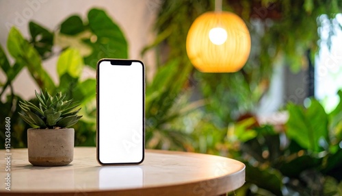 Mockup image of smartphone for advetising