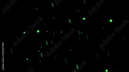 Green fire embers particles texture overlays . Burn effect on isolated black background. Design texture