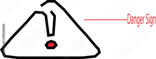 Attention Warning Sing Symbol Vector Images Danger Hazard Exclamation Point Icon. 