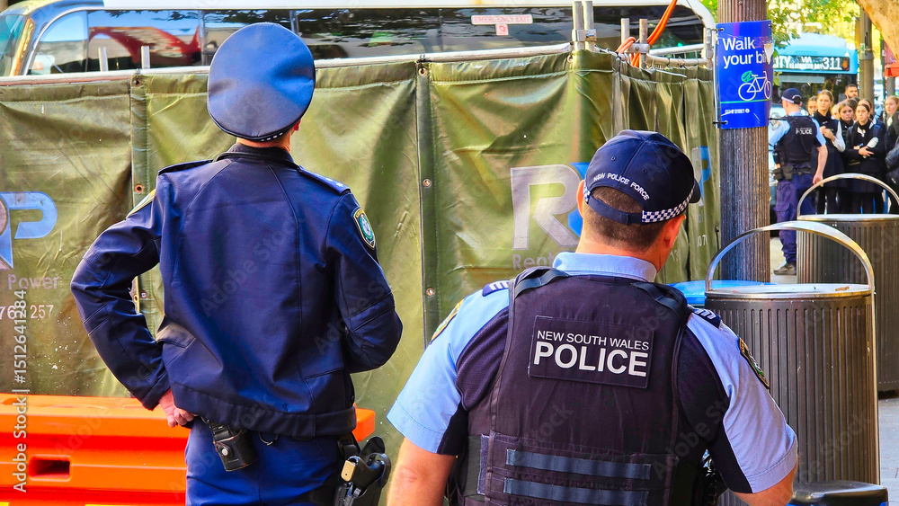 Εκτύπωση καμβά Police of Sydney