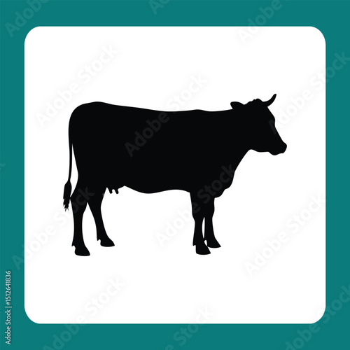 cow icon vector illustration