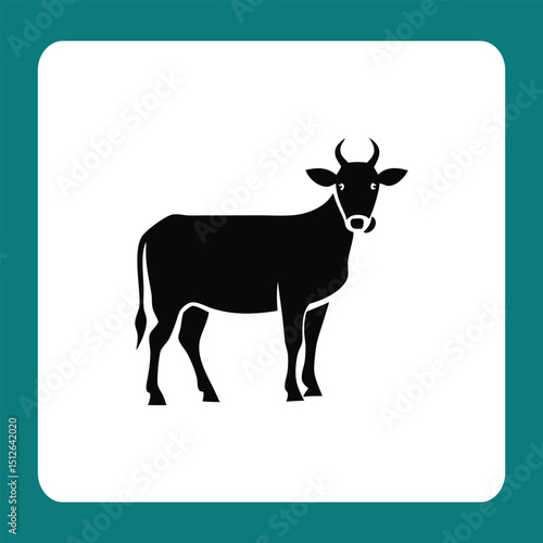 cow icon vector illustration