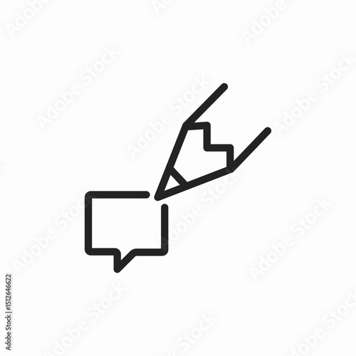 message box icon sign vector
