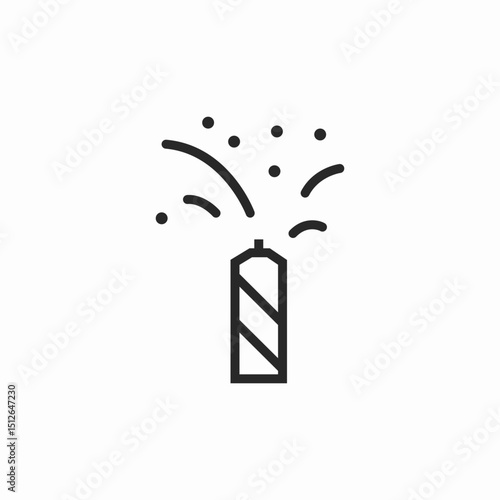 party confetti icon sign vector