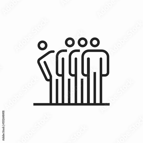 stand out icon sign vector