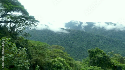 Costa Rica Overlook in the Braudio Carrilo National Park rain forest