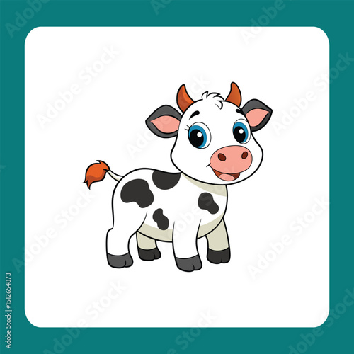 funny cow cartoon