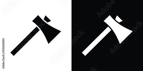 Axe icon illustration. icon templates pack.