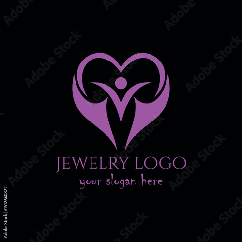 jewelry store logo design vector	