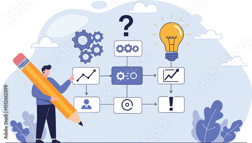 Market research, marketing or advertising survey to launch product, competitors research or social media report marketing report concept, business people look at magnify market data chart