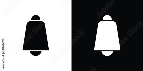 Cowbell icon illustration. icon templates pack.