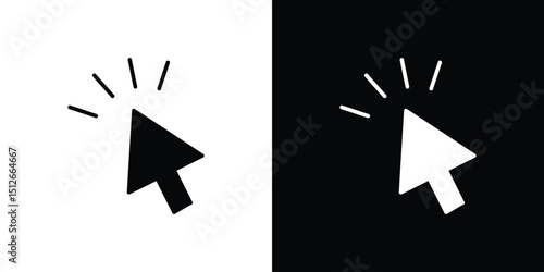 Cursor icon illustration. icon templates pack.