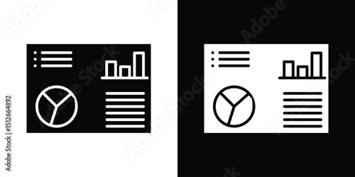 Dashboard icon illustration. icon templates pack.