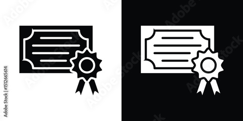 Diploma icon illustration. icon templates pack.