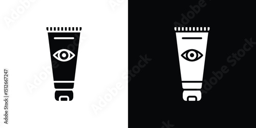 Eye cream icon illustration. icon templates pack.