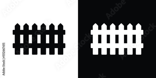 Fence icon illustration. icon templates pack.