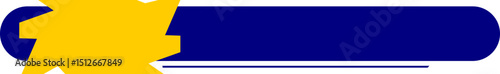 Angled Lightning Tag with Blue Background