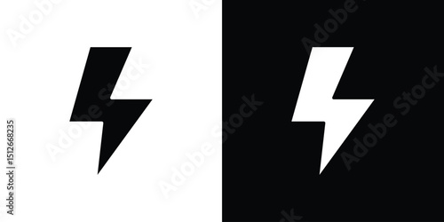 Flash icon illustration. icon templates pack.