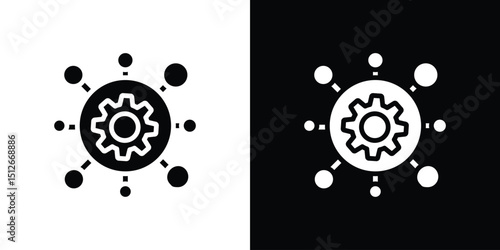 Frameworks icon illustration. icon templates pack.