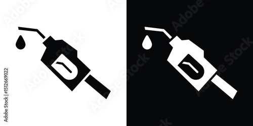 Fuel icon illustration. icon templates pack.