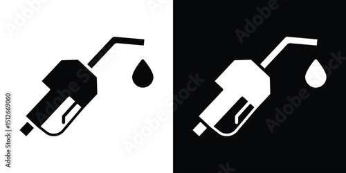 Fuel icon illustration. icon templates pack.