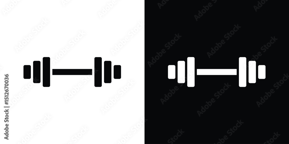 Naklejka premium Gym icon illustration. icon templates pack.