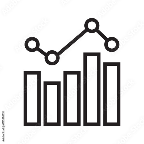 Benchmark size icon. Dashboard rating, service business progress. Benchmark icon.