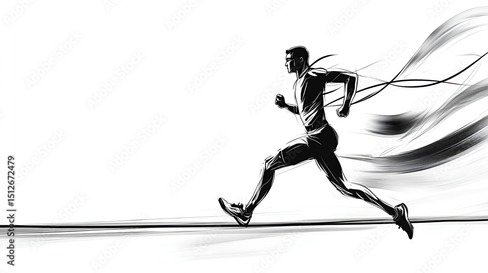 Fototapeta premium sport, vector, illustration, silhouette, art, people, drawing, boy, grunge, skateboard, action, design, woman, splash, sports, men, player, active, activity, ink, jump
