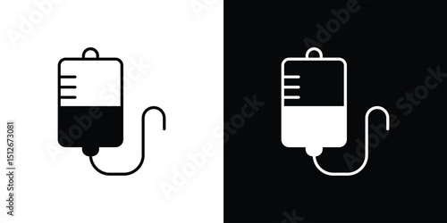 IV bag icon illustration. icon templates pack.