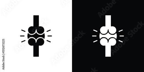 Foto Joint icon illustration. icon templates pack.