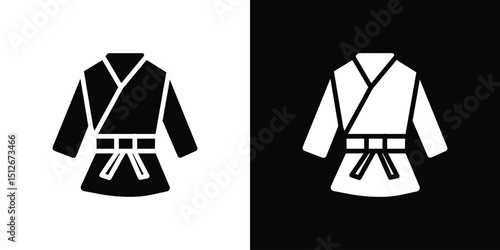 Kimono icon illustration. icon templates pack.