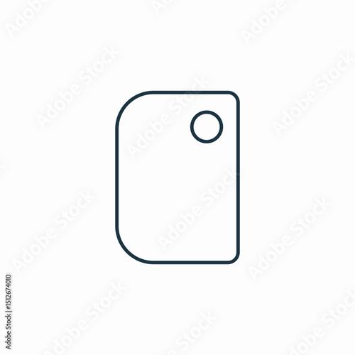 dough scraper icon sign vector