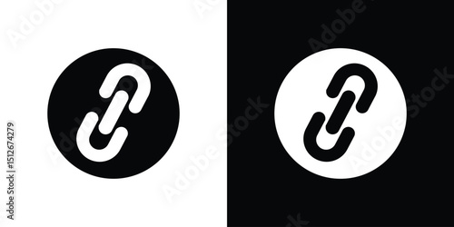 Link icon illustration. icon templates pack.